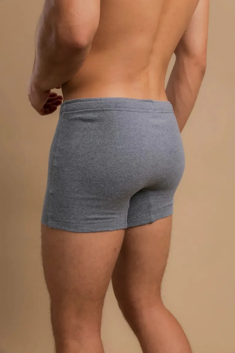 Men's Rib Drawstring Boxer Brief with Fly 9