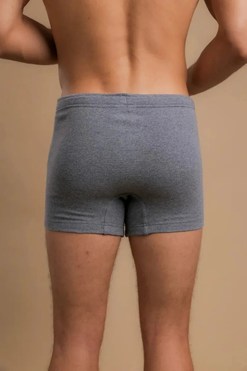 Men's Rib Drawstring Boxer Brief with Fly 10