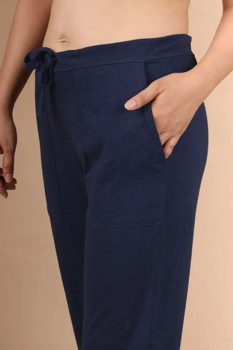 Women's Drawstring Pants with Patch Pockets 6