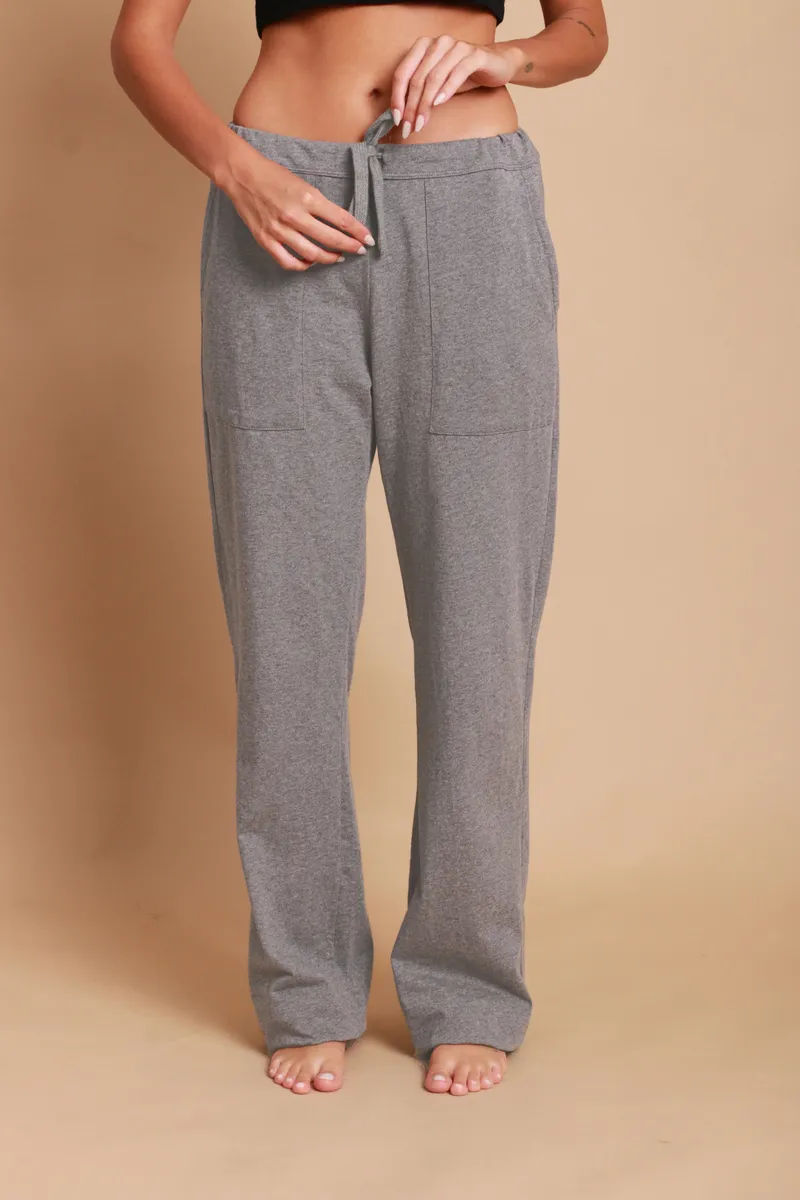 Women's Drawstring Pants with Patch Pockets 8
