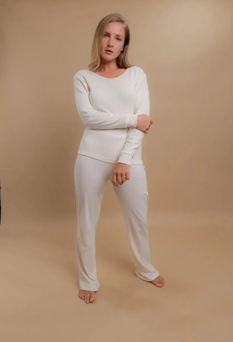 Women's Long Sleeve Ribbed Tee 5