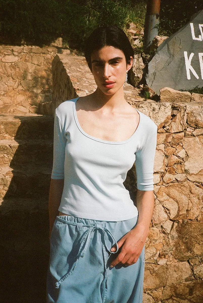 Celine Half-Sleeve Top 7