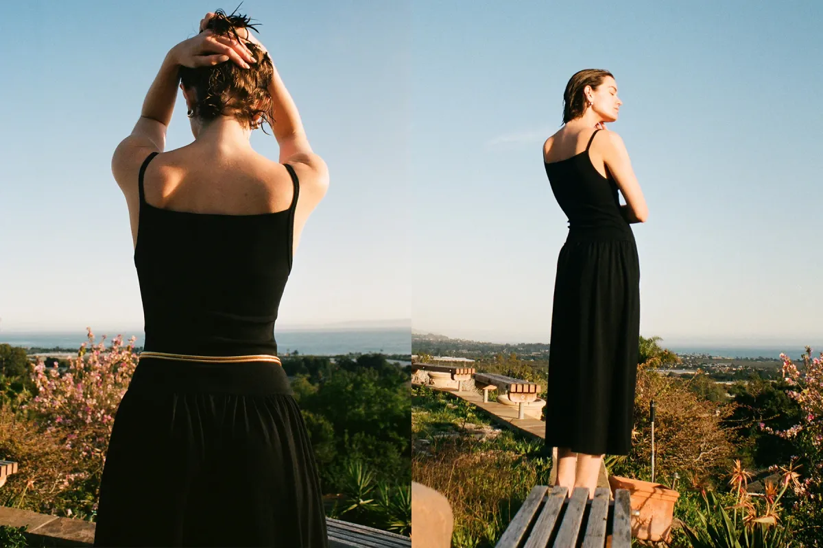 LaPointe Dropwaist Midi Dress 3