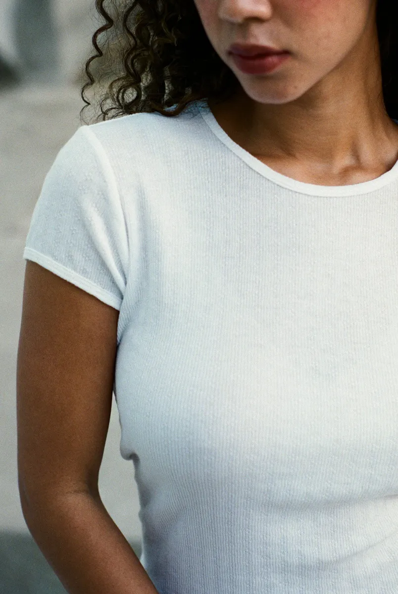 Pointelle Perla Tee 9
