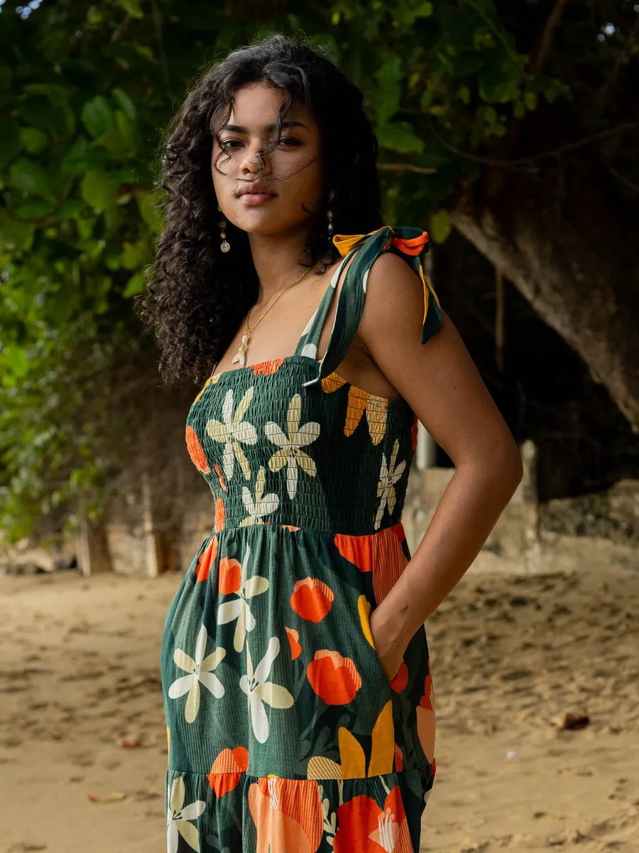 Evie Smocked Dress | Paradise 3