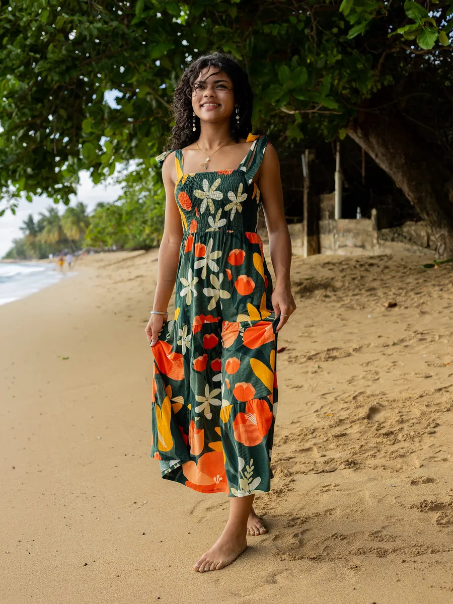 Evie Smocked Dress | Paradise 6