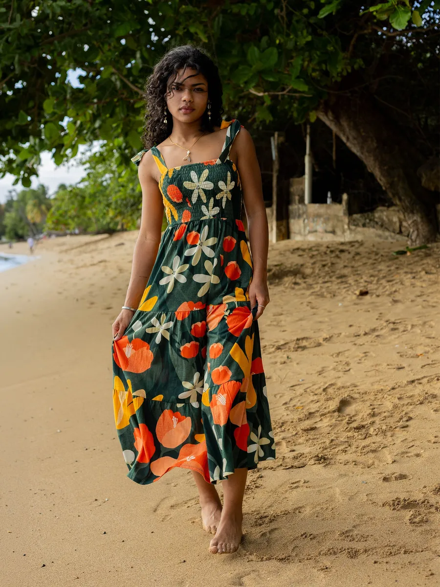 Evie Smocked Dress | Paradise 9