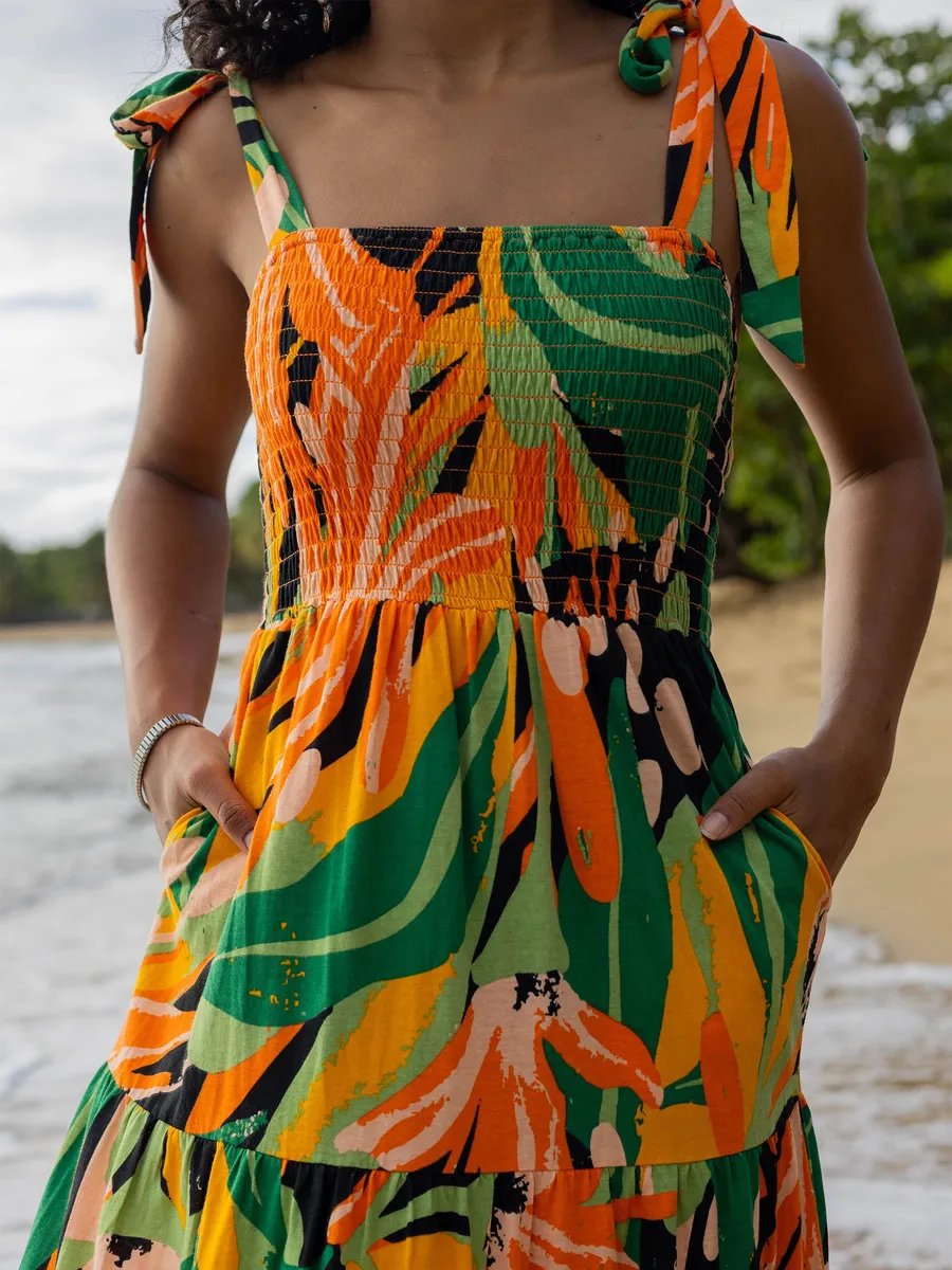Evie Smocked Dress | Playa 3