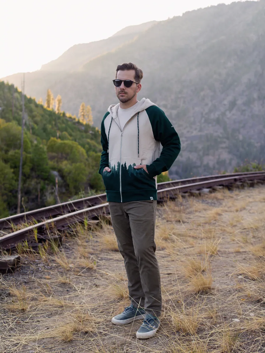 Fading Forest Zip Hoodie 4