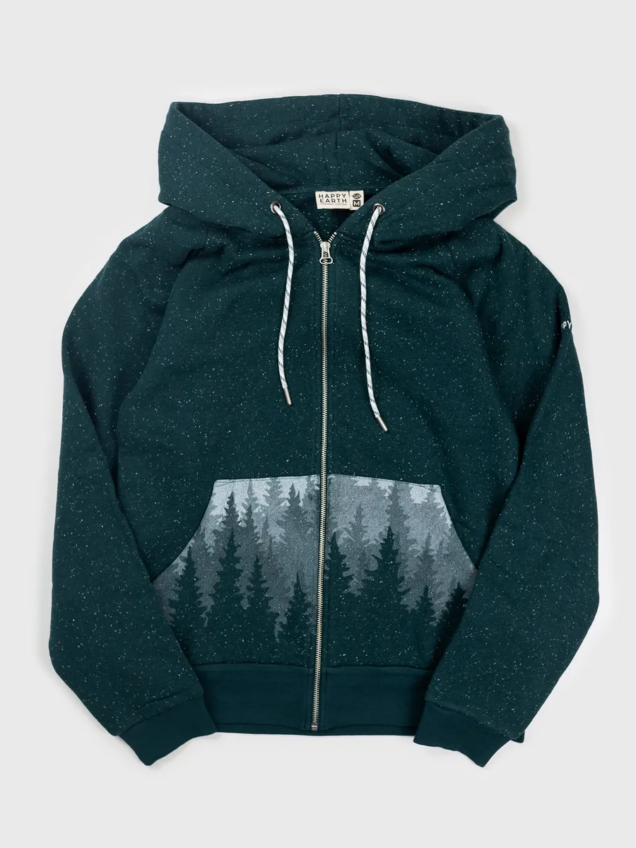 Misty Forest Zip Hoodie