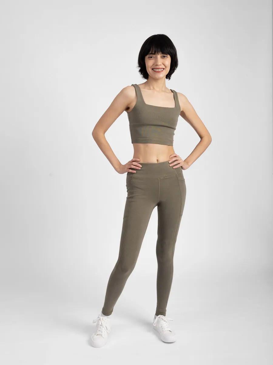 PlantTec™ Organic Built-in Bra Tank | Cypress 4
