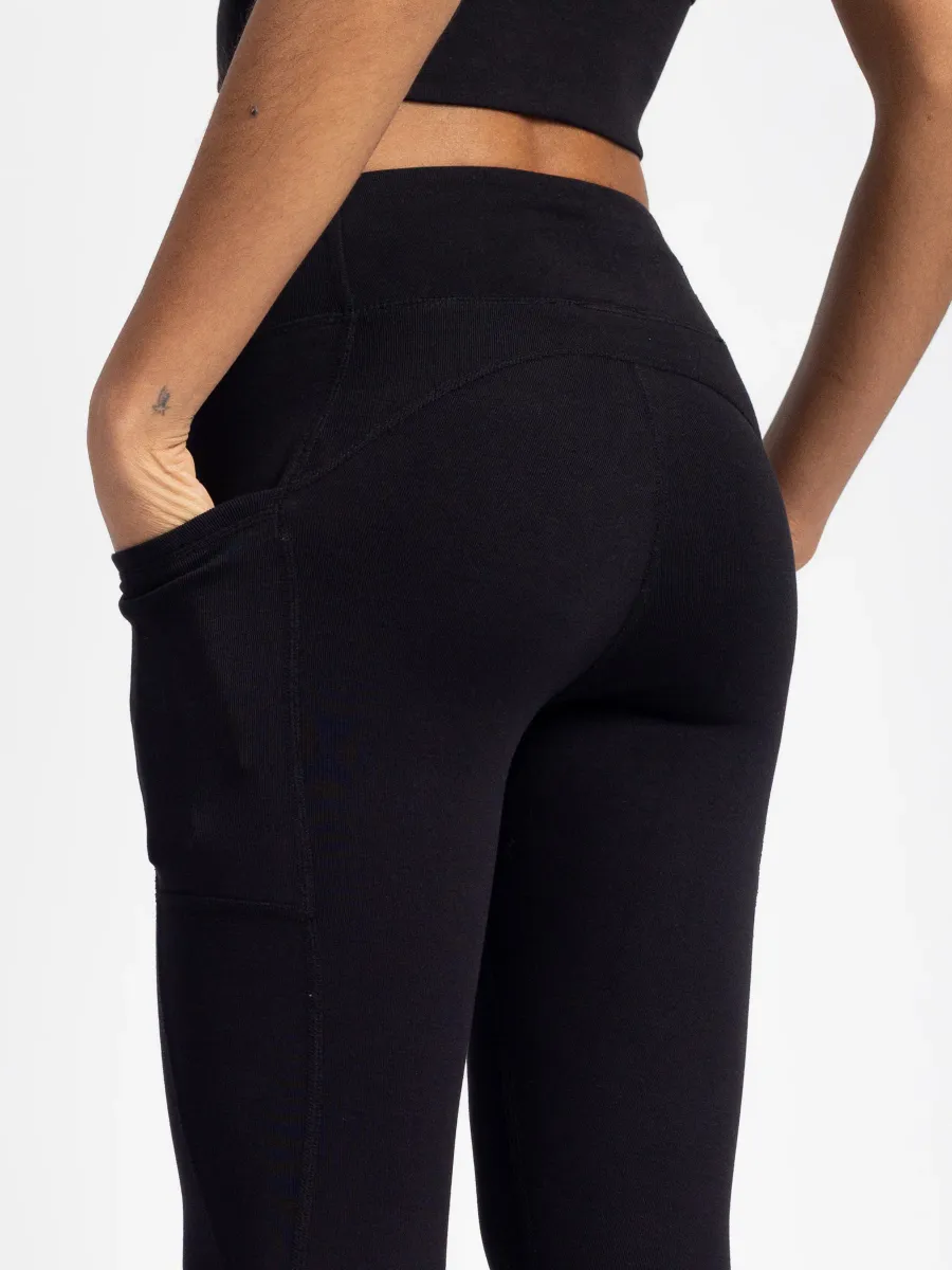 PlantTec™ Organic Crop/Petite Leggings | Eclipse 7