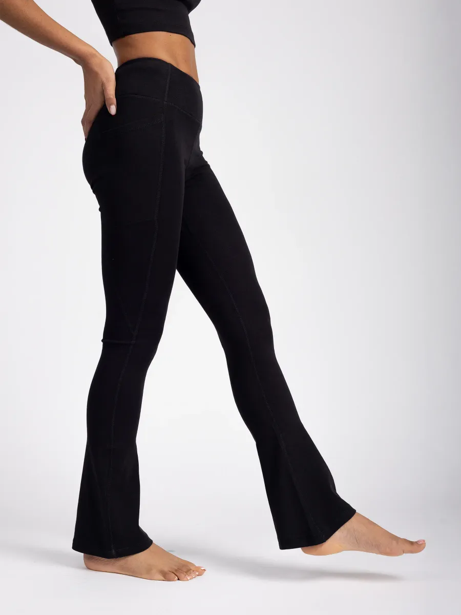 PlantTec™ Organic Flare Leggings | Eclipse 4