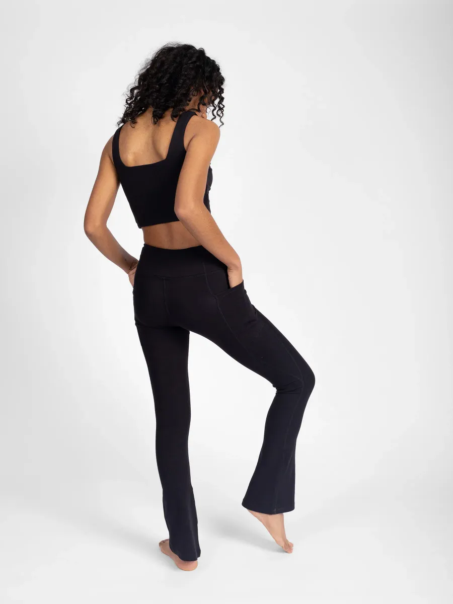 PlantTec™ Organic Flare Leggings | Eclipse 6