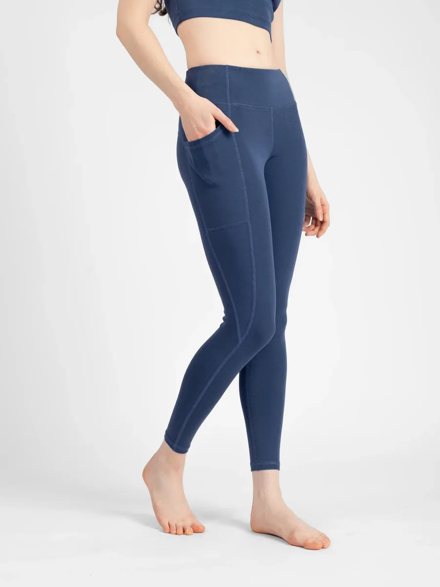 PlantTec™ Organic Leggings | Blueberry