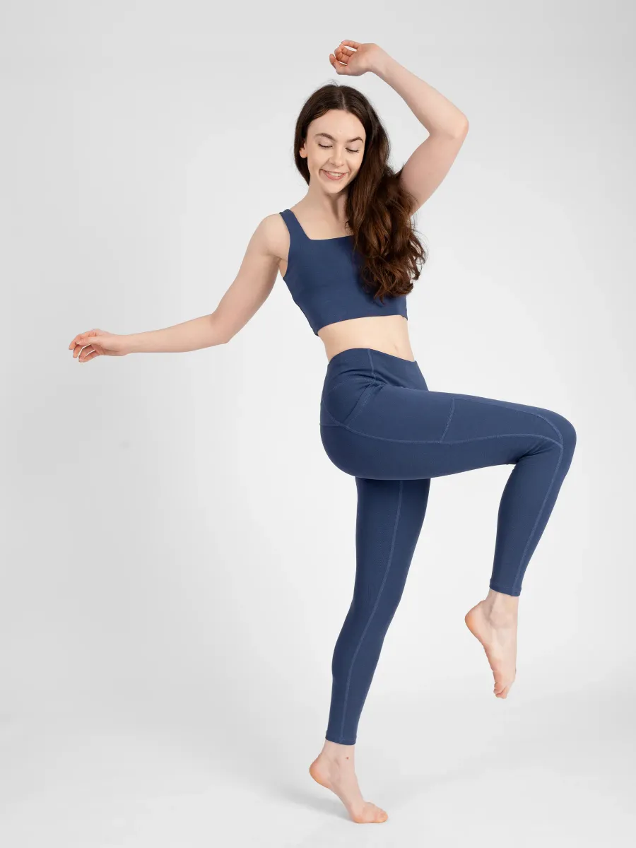 PlantTec™ Organic Leggings | Blueberry 2