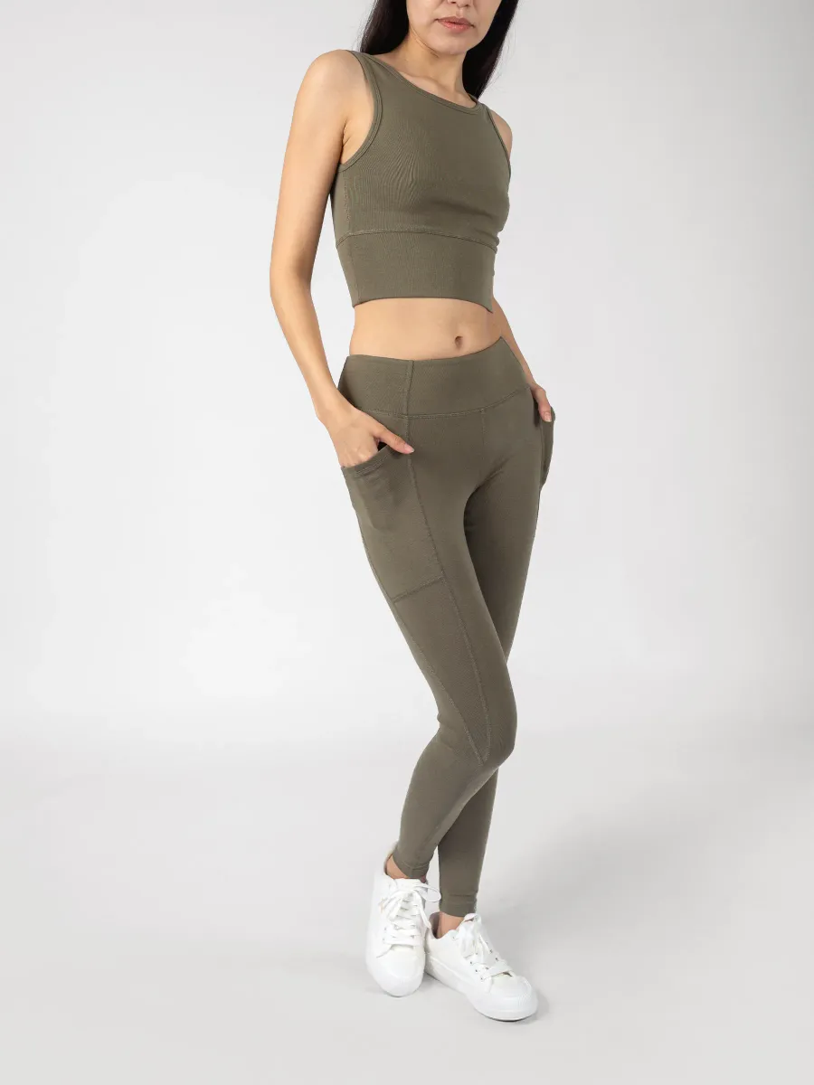 PlantTec™ Organic Leggings | Cypress 2