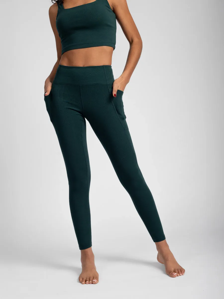 PlantTec™ Organic Leggings | Monstera 2