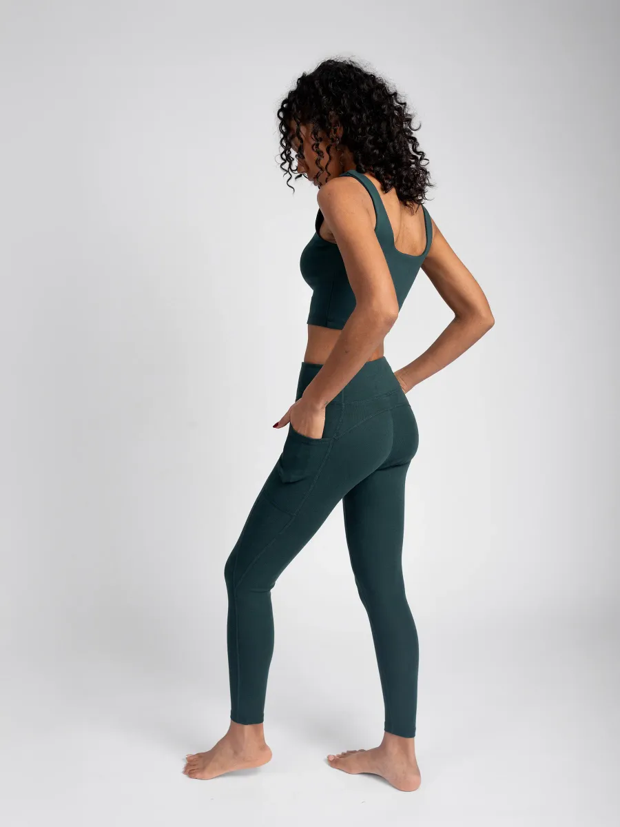 PlantTec™ Organic Leggings | Monstera 7