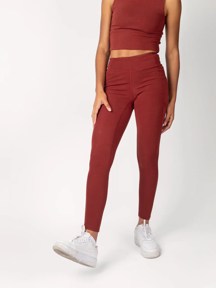 PlantTec™ Organic Leggings | Redwood 2