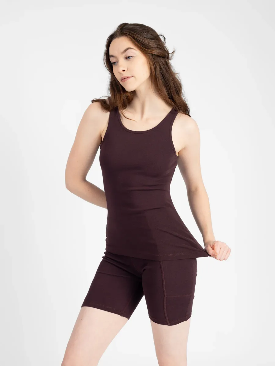 PlantTec™ Organic Reversible Contour Tank | Espresso 12