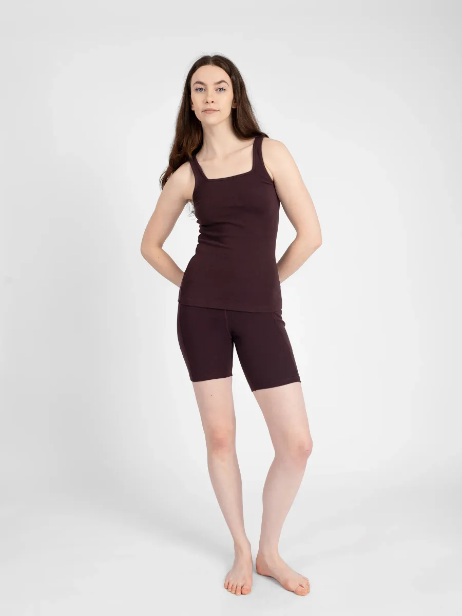PlantTec™ Organic Reversible Contour Tank | Espresso 5