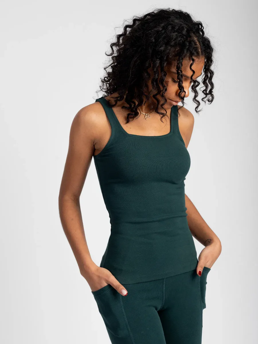 PlantTec™ Organic Reversible Contour Tank | Monstera 8