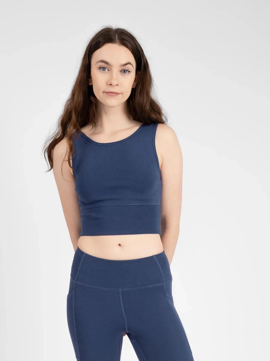 PlantTec™ Organic Reversible Crop Tank | Blueberry 2
