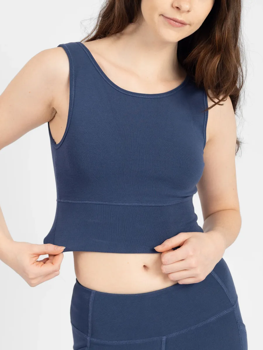 PlantTec™ Organic Reversible Crop Tank | Blueberry 7