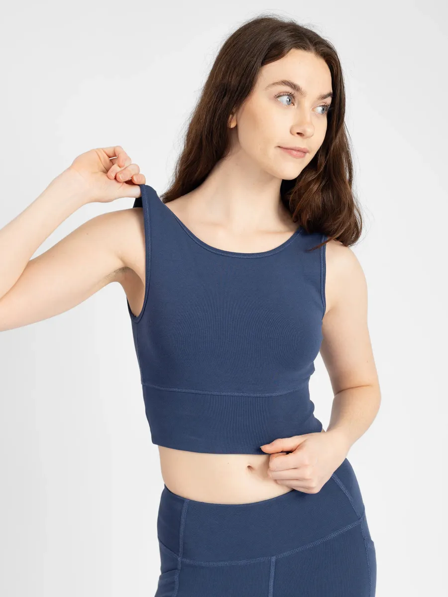PlantTec™ Organic Reversible Crop Tank | Blueberry 8