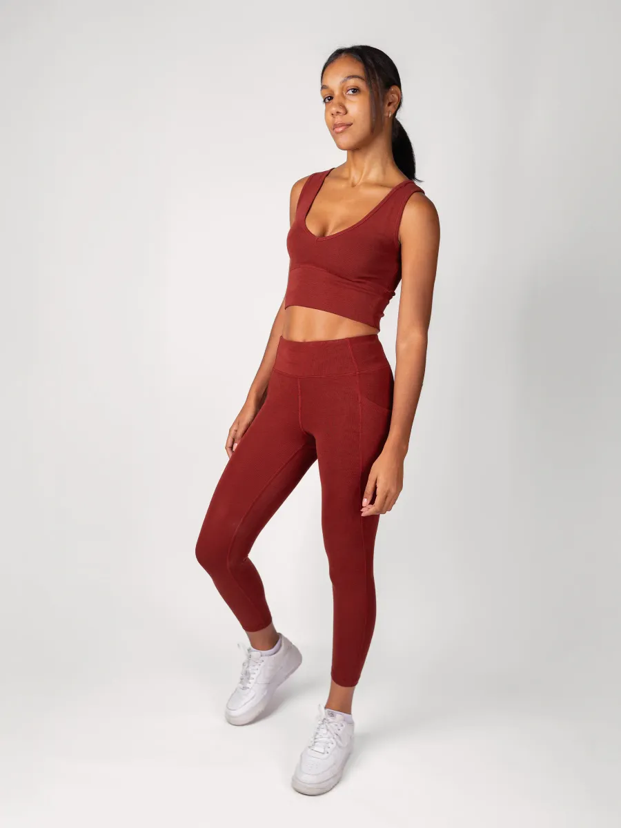 PlantTec™ Organic Reversible Crop Tank | Redwood 3