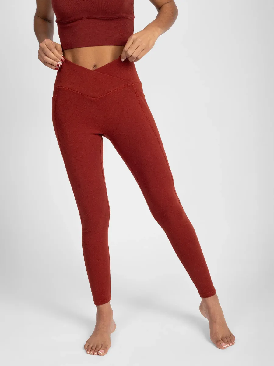 PlantTec™ Organic Seamless Leggings | Redwood