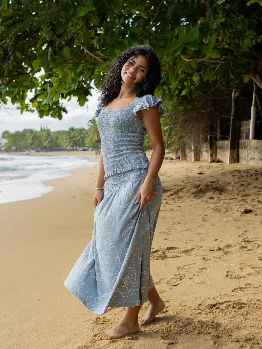 Smocked Skirt | Garden Rose 5