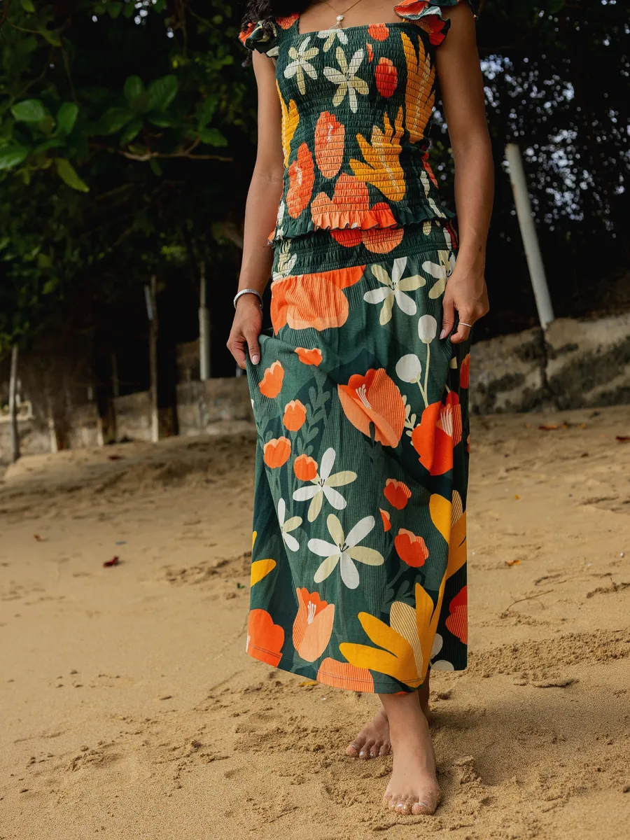 Smocked Skirt | Paradise 2