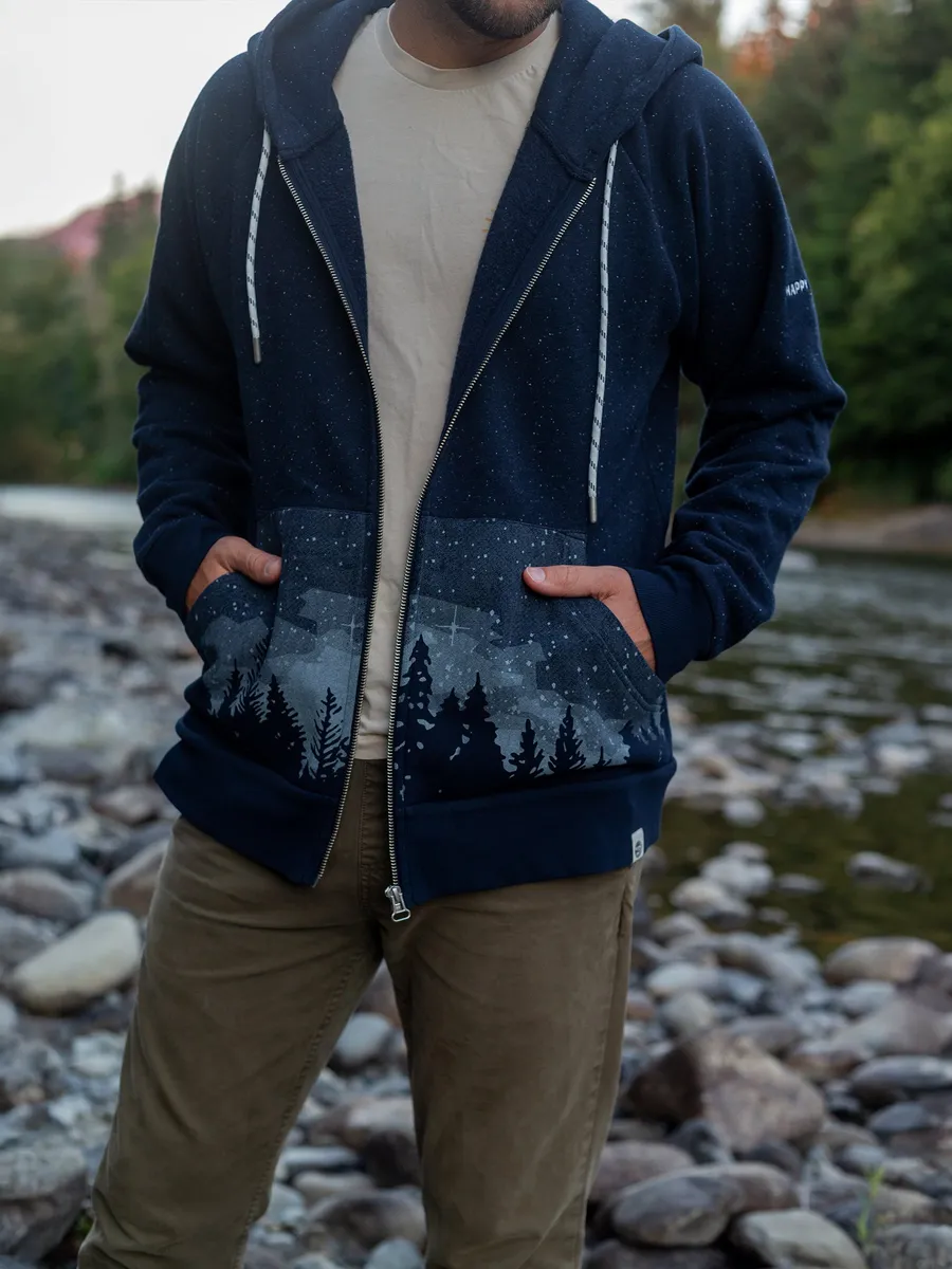 Starlit Night Zip Hoodie 2
