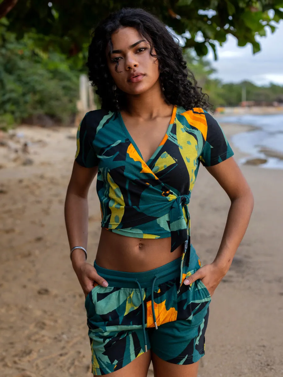 Wrap Crop Top | Hanalei 9