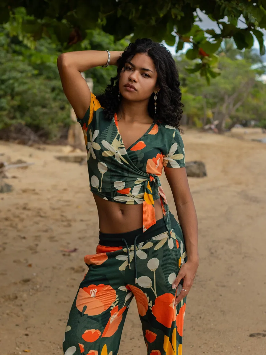 Wrap Crop Top | Paradise 4