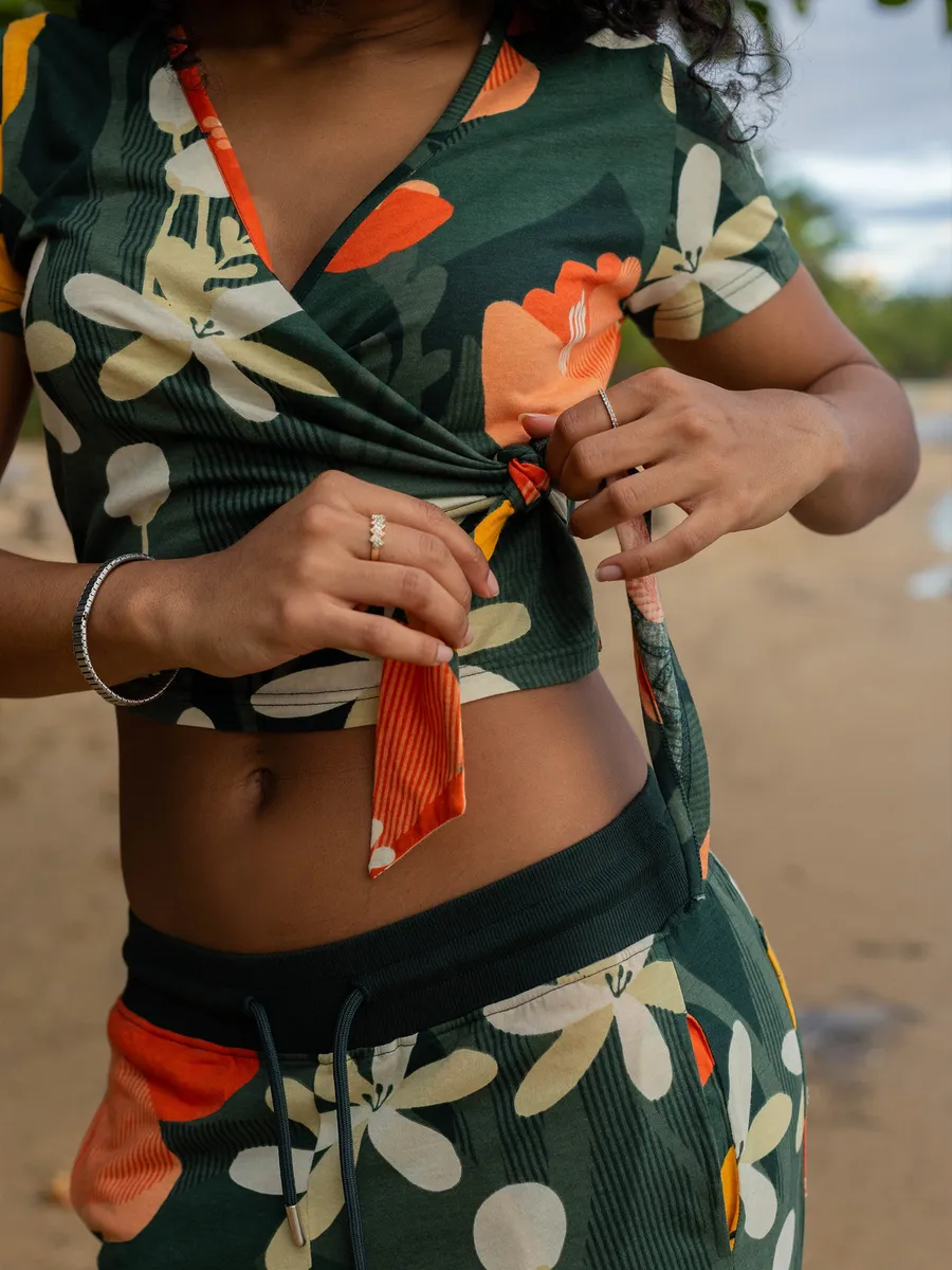 Wrap Crop Top | Paradise 5