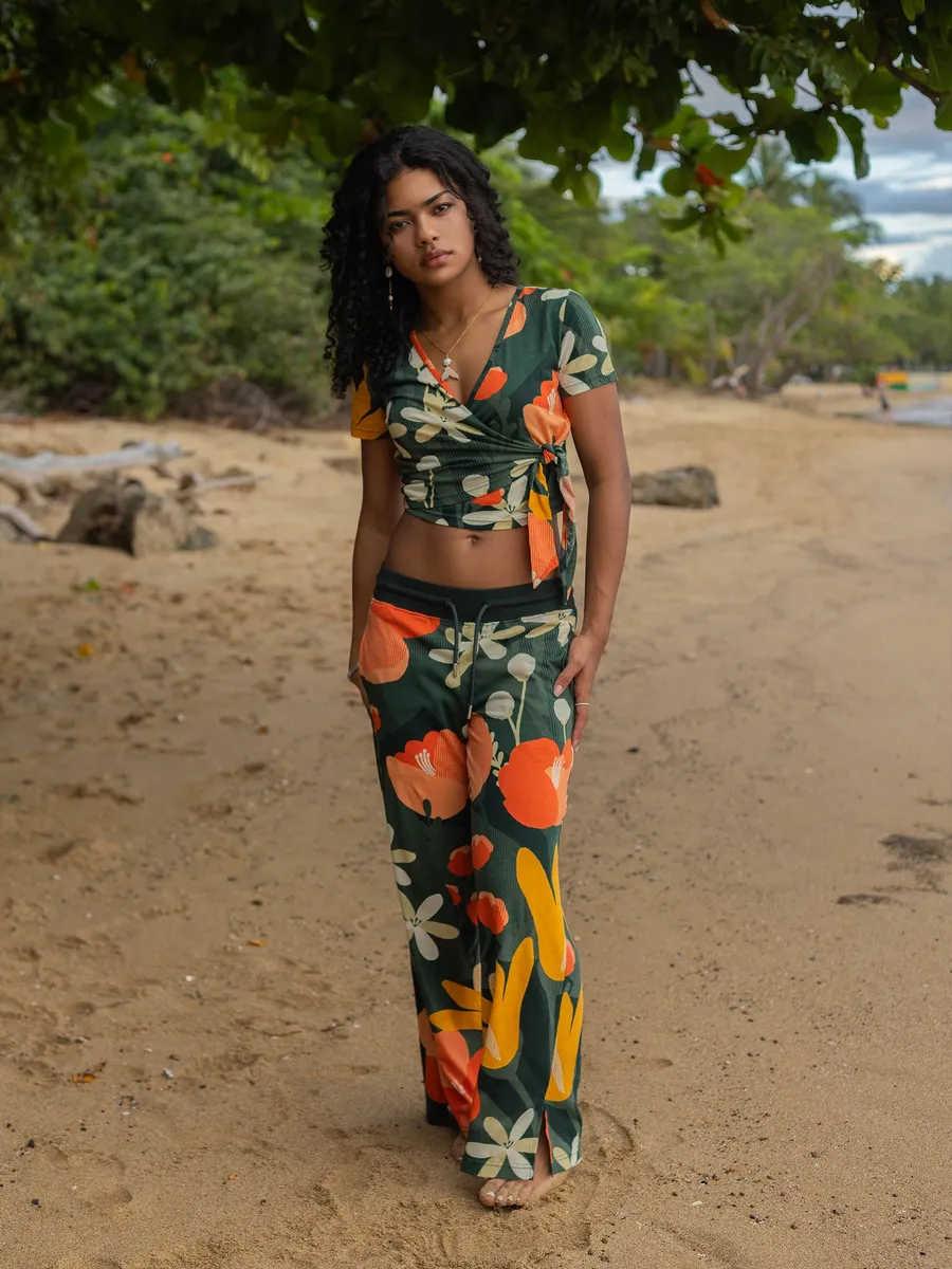 Wrap Crop Top | Paradise 7