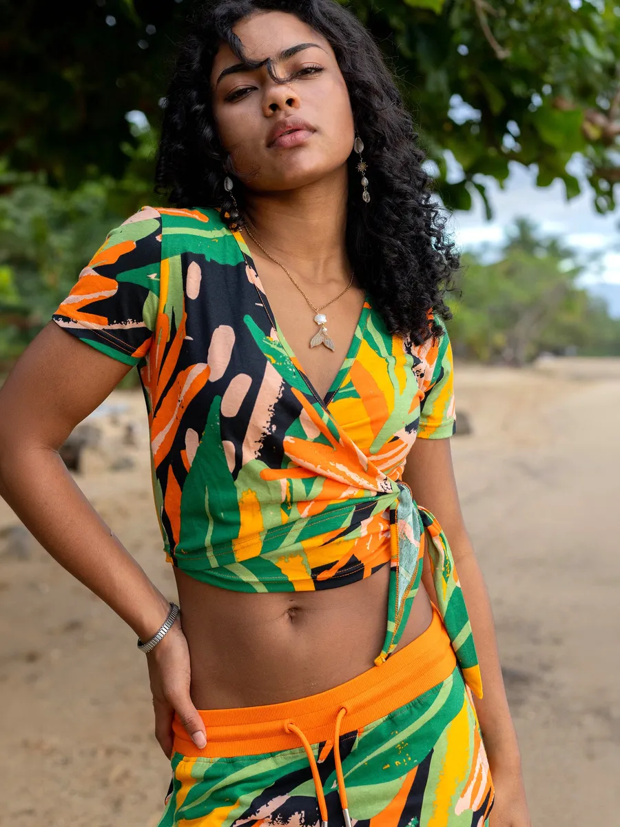 Wrap Crop Top | Playa 2