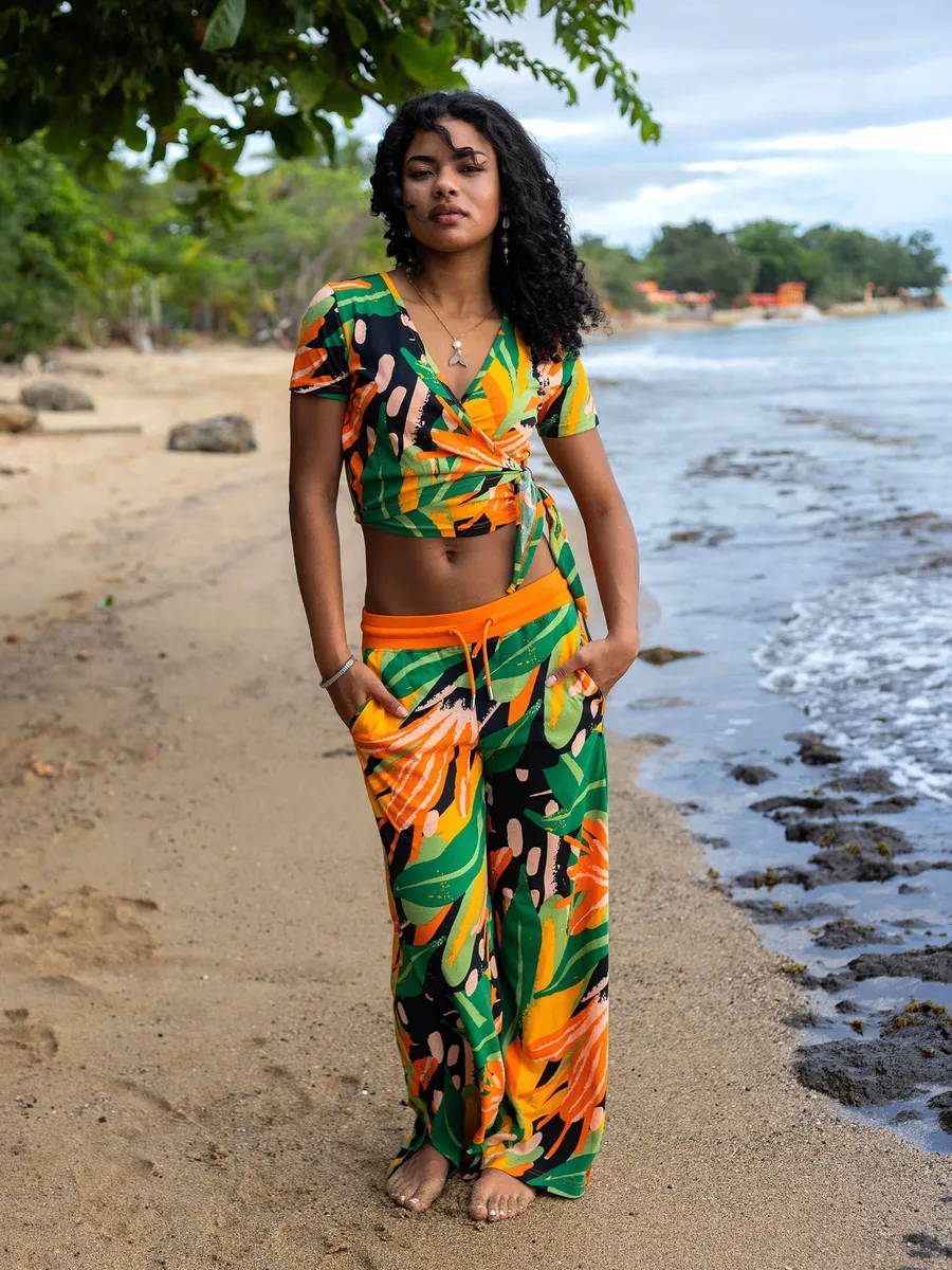 Wrap Crop Top | Playa 4