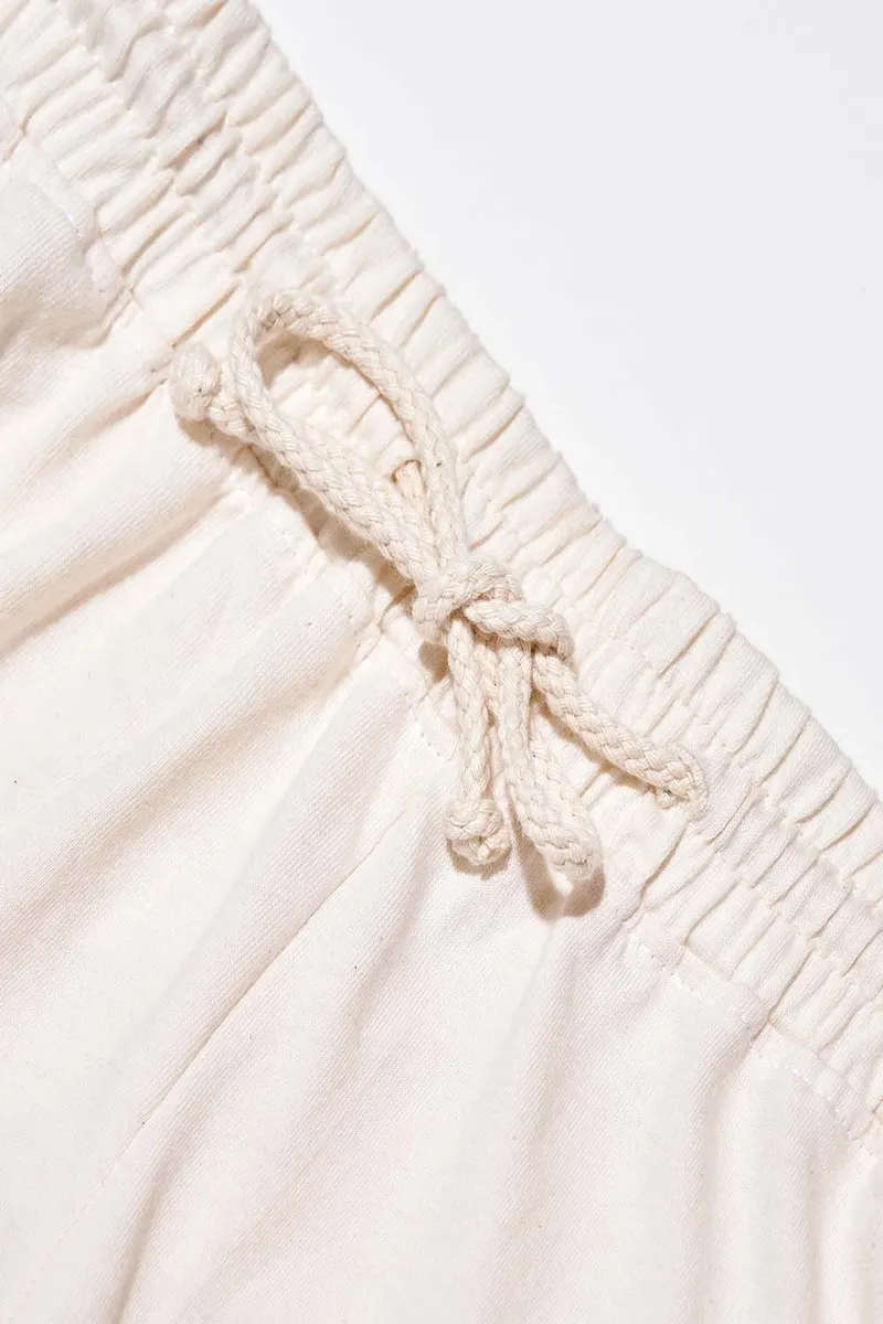 Men's Organic Athletic Shorts in Natural 2