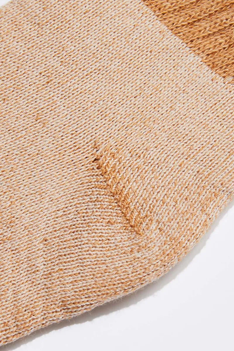 Men's Organic Cotton Socks Brown Ankle 5