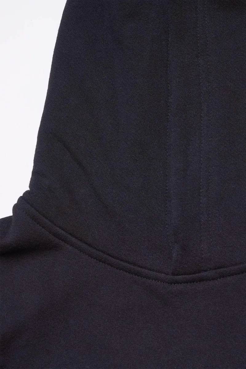 Men's Organic Hoodie Sweatshirt in Black 8