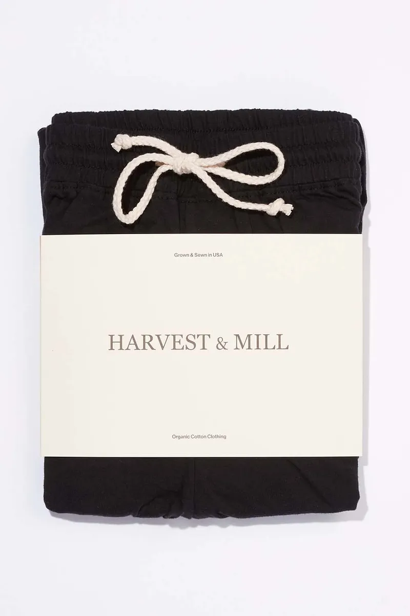 Men's Organic Jogger Pants in Black 7