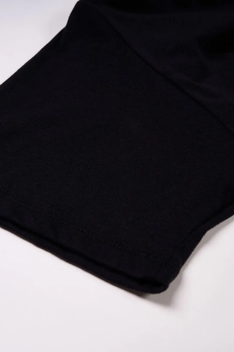 Men's Organic V-Neck Tee in Black 3