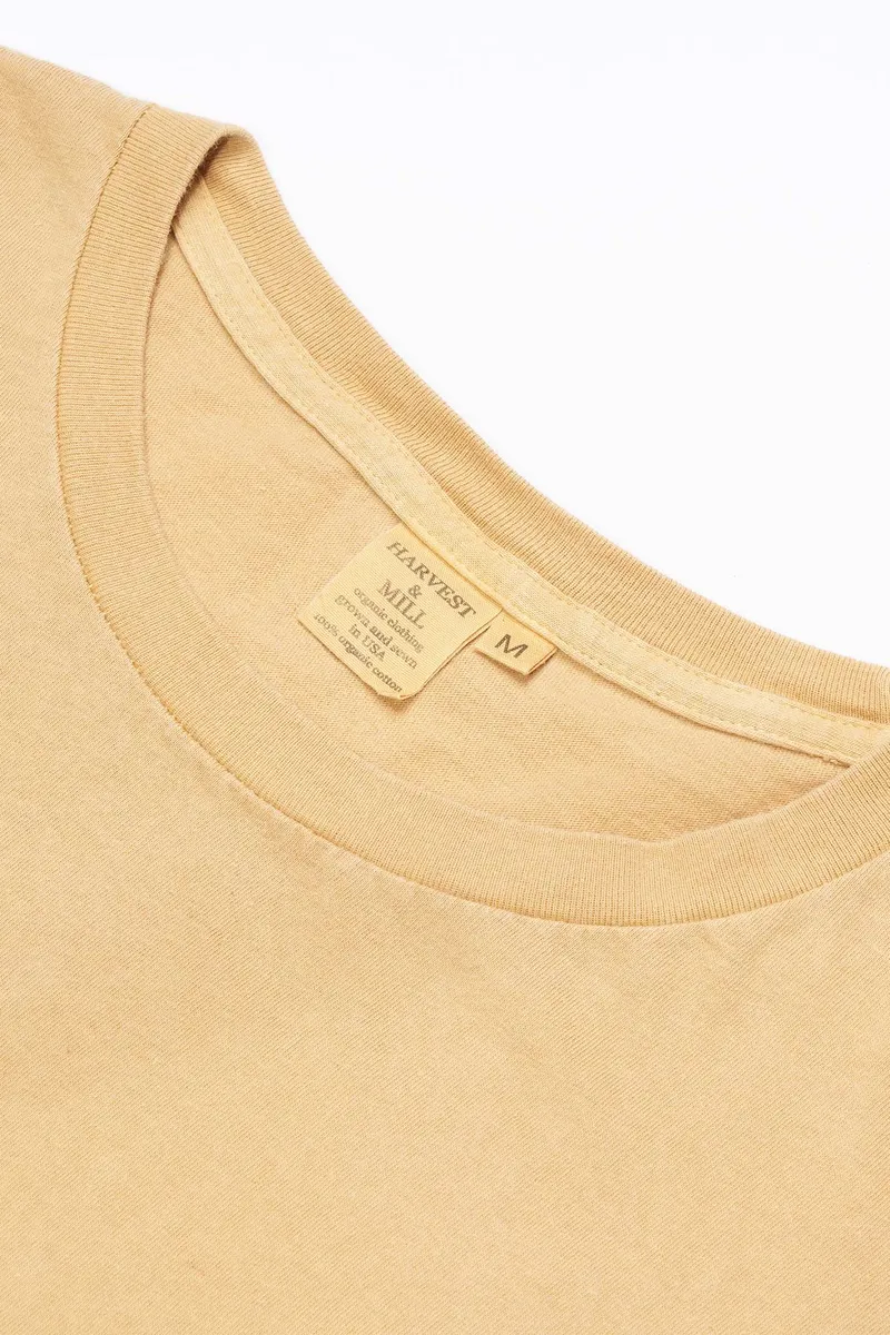 Natural Dye Pomegranate + Chestnut Women's Organic Unisex Style Crew Tee 2