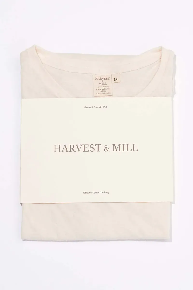 Women's Organic Crew Tee in Natural 6