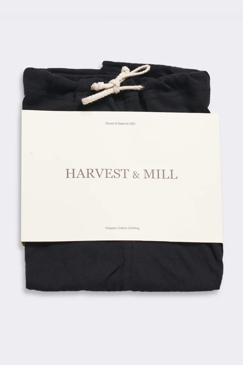 Women's Organic Drawstring Only Lounge Pants in Black 6