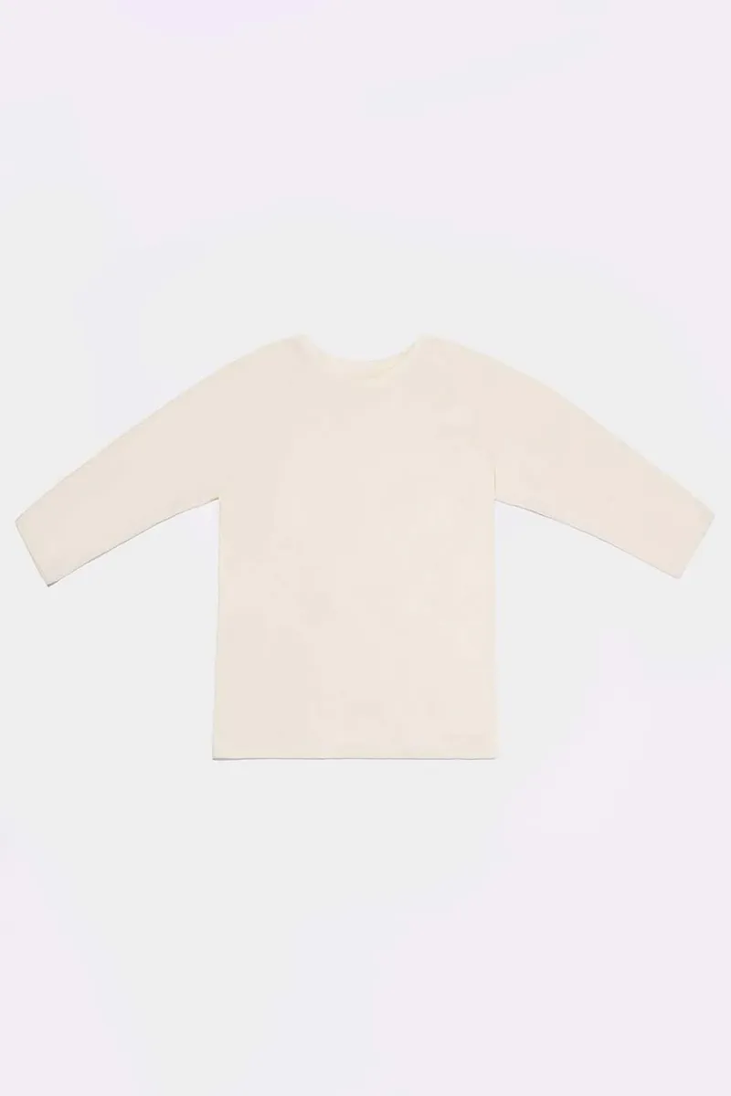 Women's Organic Raglan in Natural 5